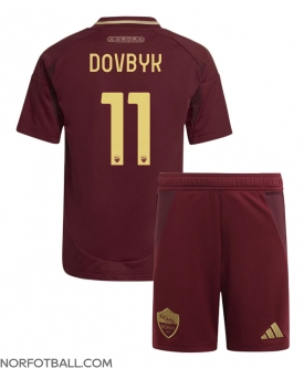 Billige Fotballdrakt AS Roma Artem Dovbyk #11 Replika Hjemmedraktsett Barn 2024-25 Kortermet (med bukser)